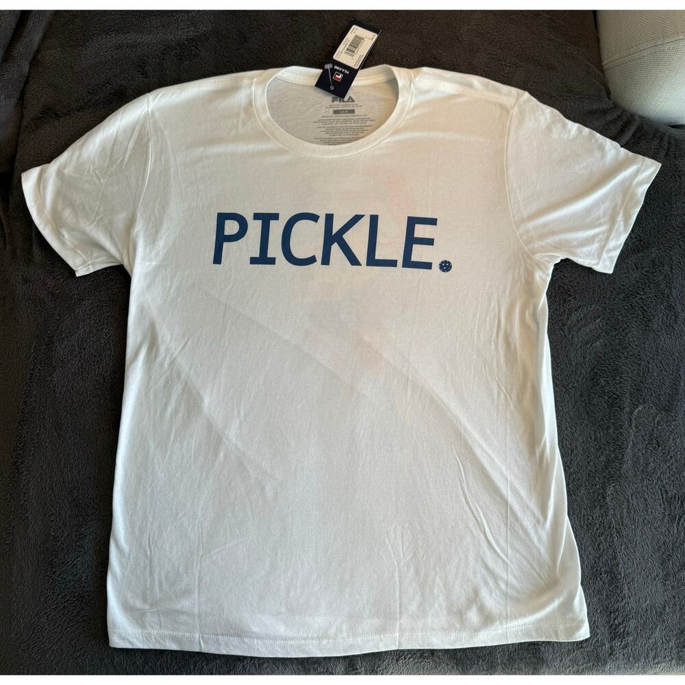 FILA White Pickleball T-Shirt (L)